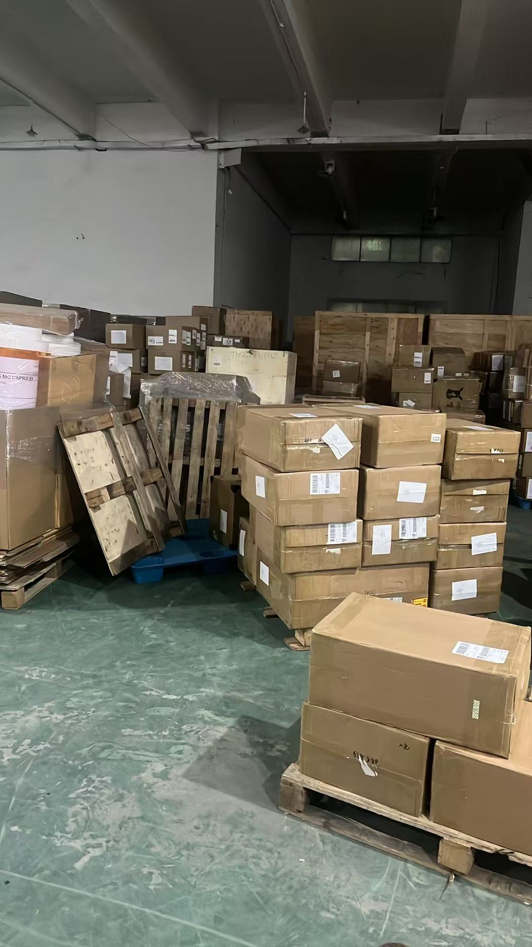 Palletized cargo